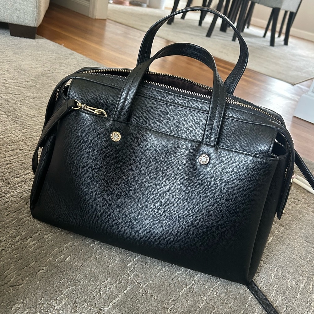 Henri Bendel Black Leather Bag - Picture 6 of 11